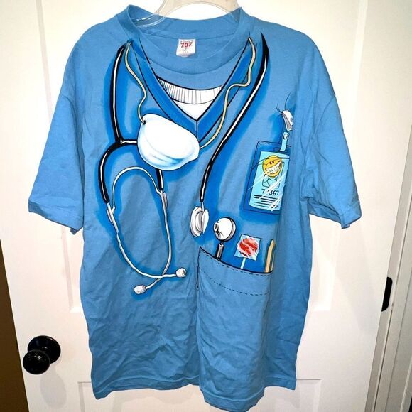 Mens Halloween Doctor T shirt - Picture 1 of 3